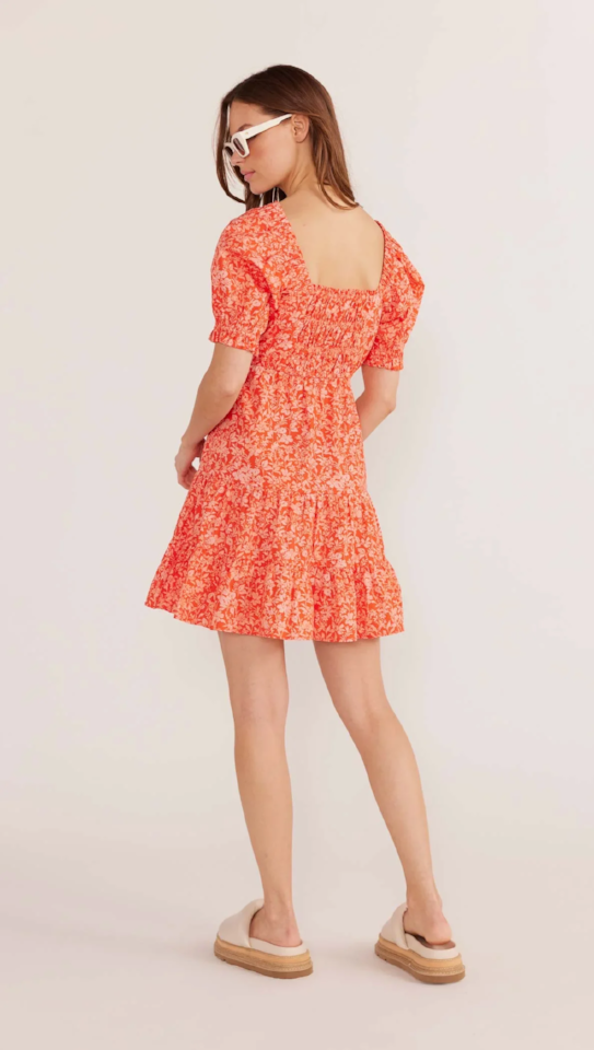 MINK PINK SHAYNA PUFF SLEEVE MINI DRESS - DITZFLORAL - MG2404553