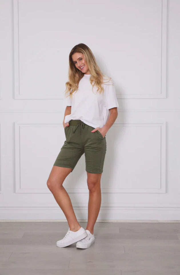 MONACO JEANS RILEY SHORT - KHAKI -   SHDN06MJ