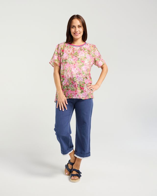 SEDUCE LINA TOP - NEON MEADOW
