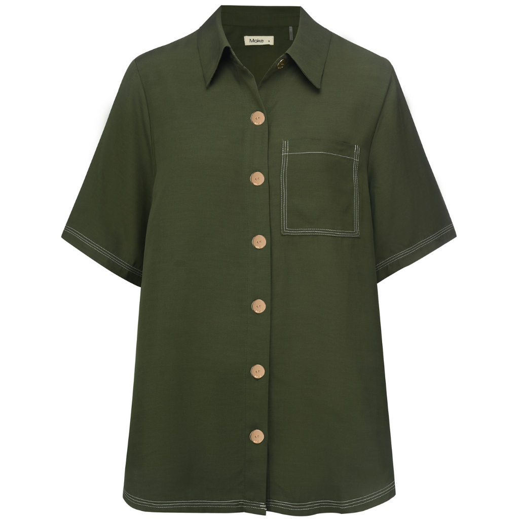 MOKE NZ MISSY WOMEN'S SHIRT - BONSAI