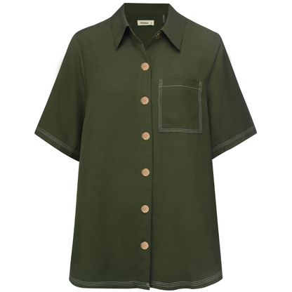 MOKE NZ MISSY WOMEN'S SHIRT - BONSAI