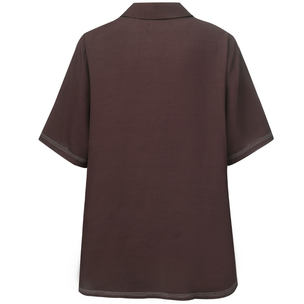 MOKE NZ MISSY WOMEN'S SHIRT - COCOA
