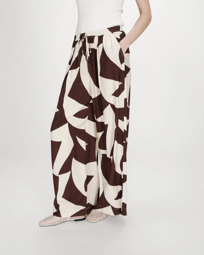 GRACE & MILA VENI PANTS - CHOCOLATE