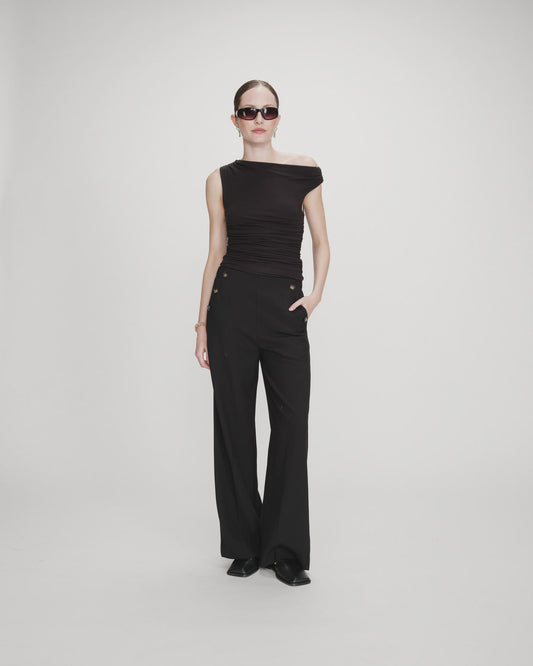 GRACE & MILA VALIGNY PANTS - BLACK