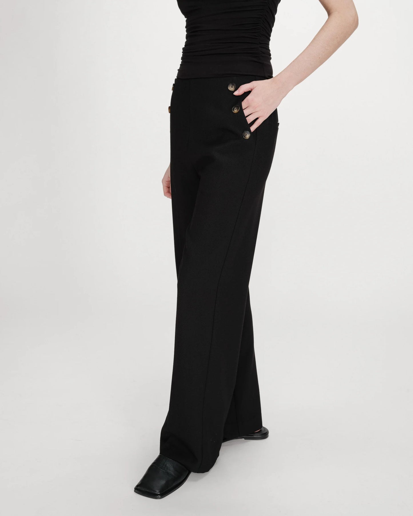 GRACE & MILA VALIGNY PANTS - BLACK
