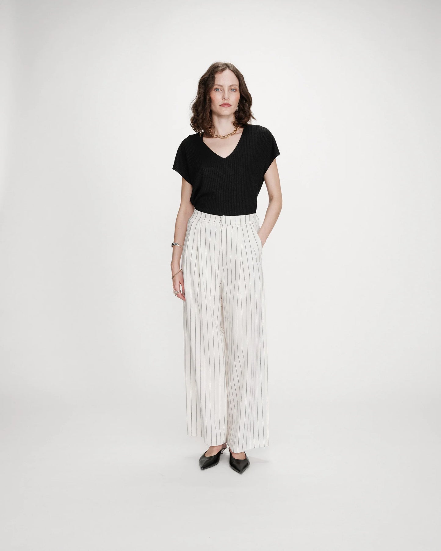 GRACE & MILA VERY PANTS - WHITE
