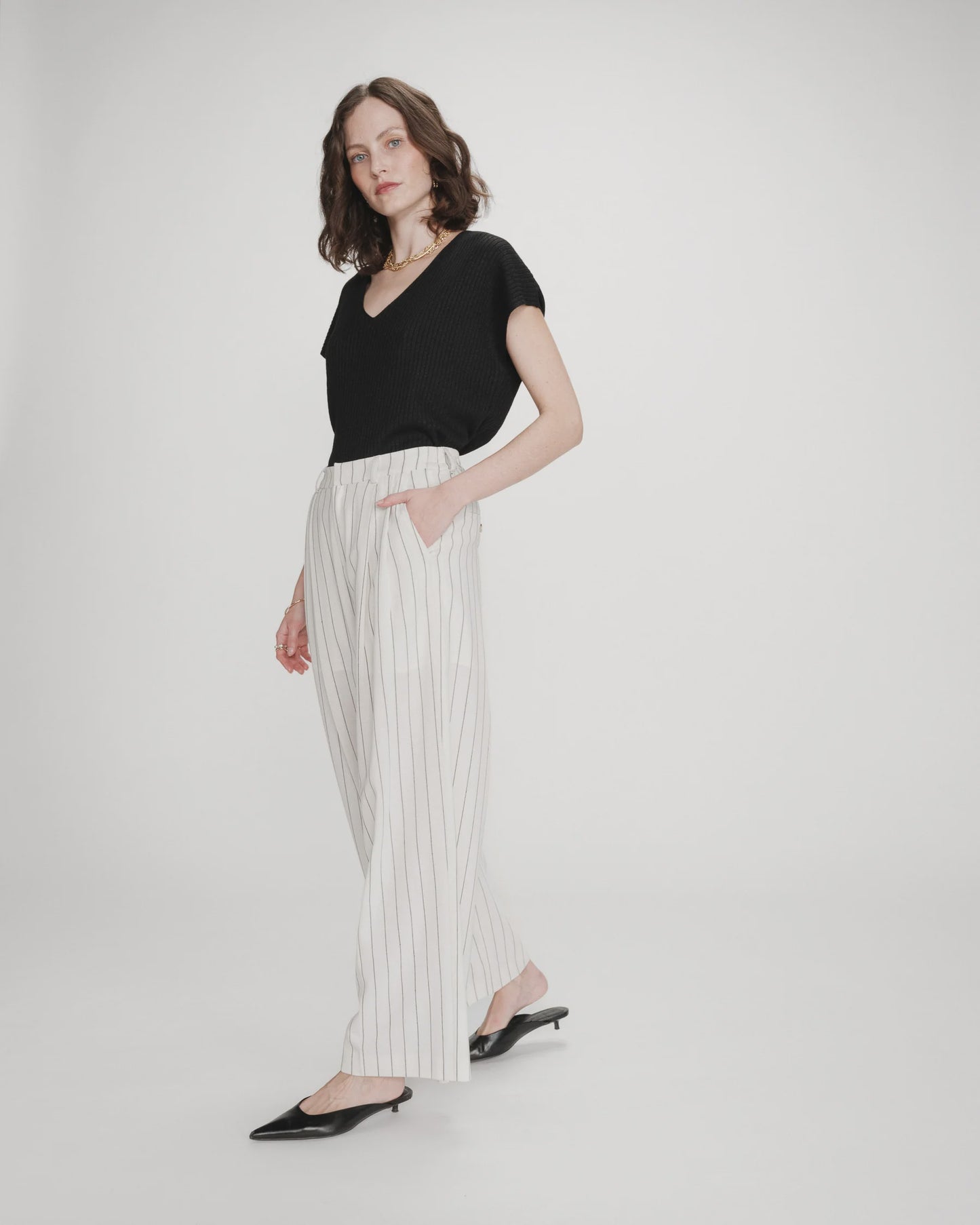 GRACE & MILA VERY PANTS - WHITE