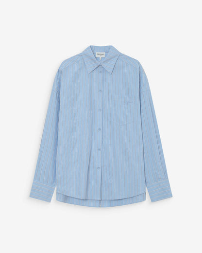 GRACE & MILA VALERIE SHIRT - CORNFLOWER