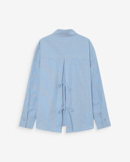 GRACE & MILA VALERIE SHIRT - CORNFLOWER