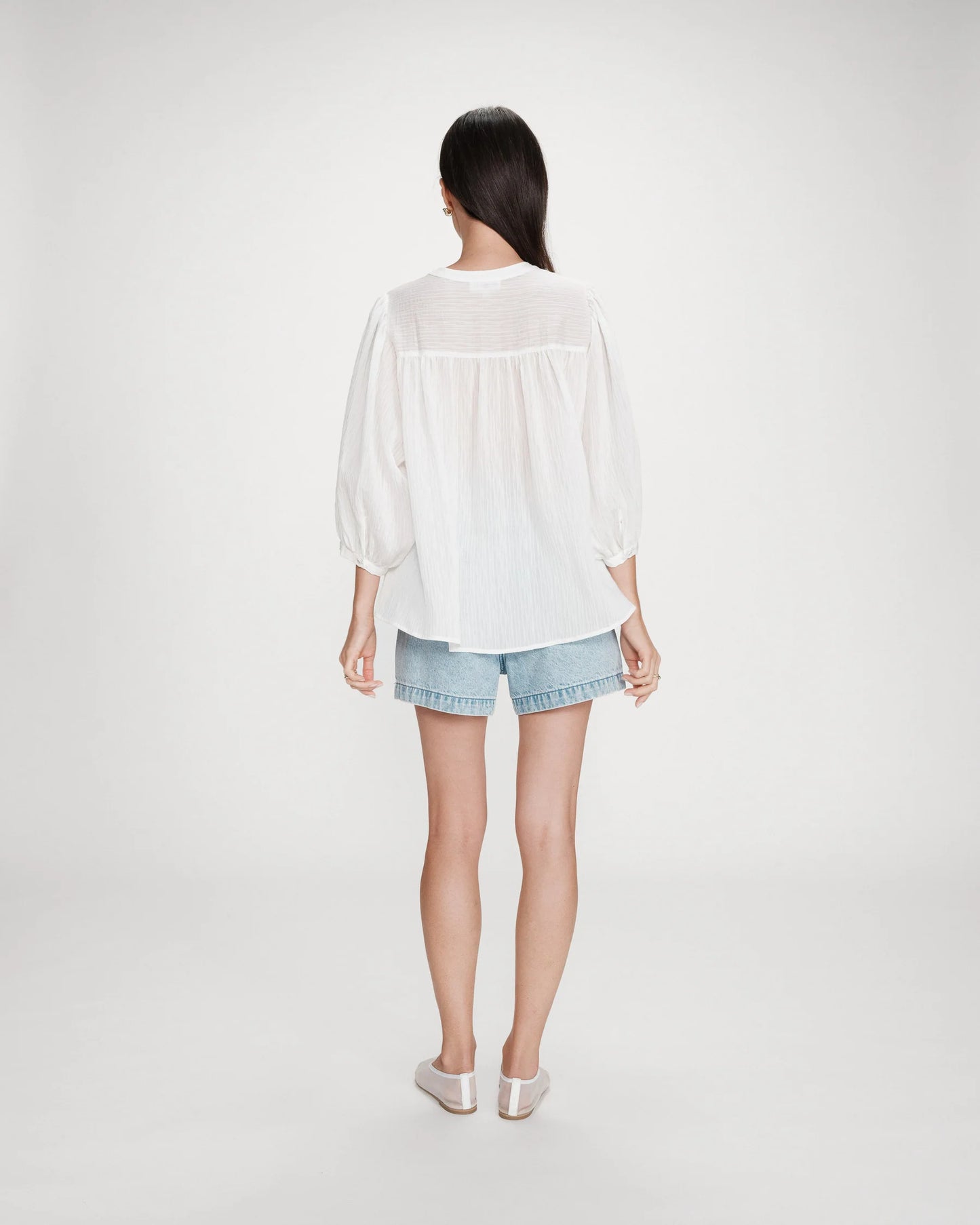 GRACE & MILA VANILLA BLOUSE - IVORY