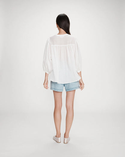 GRACE & MILA VANILLA BLOUSE - IVORY