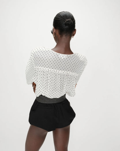 GRACE & MILA VALIANNA BLOUSE - IVORY