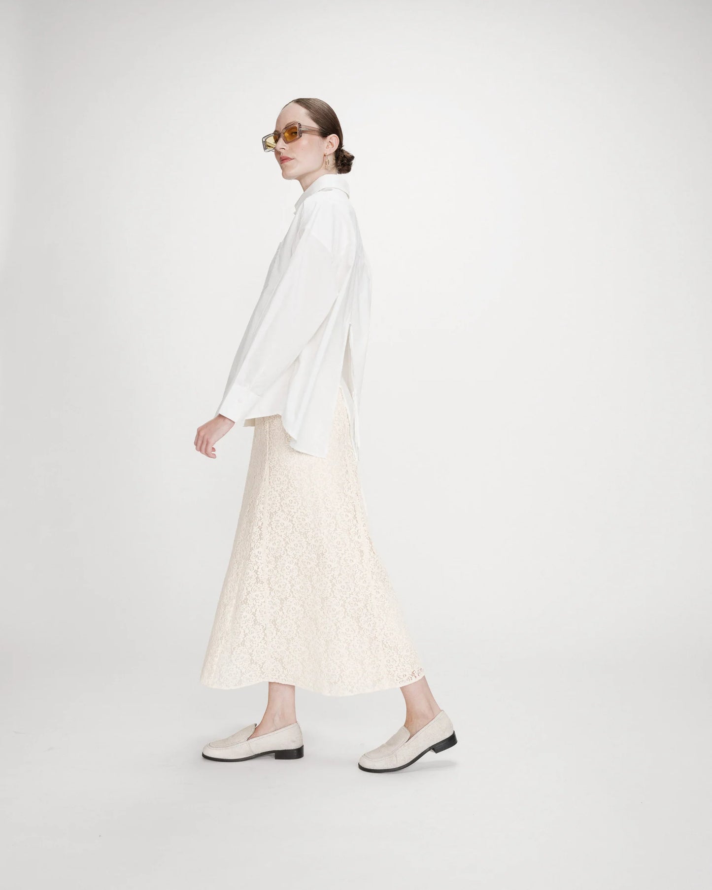 GRACE & MILA VALERIE SHIRT - IVORY