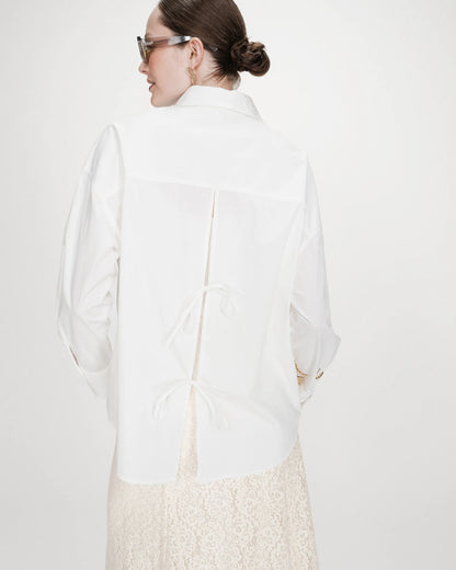 GRACE & MILA VALERIE SHIRT - IVORY