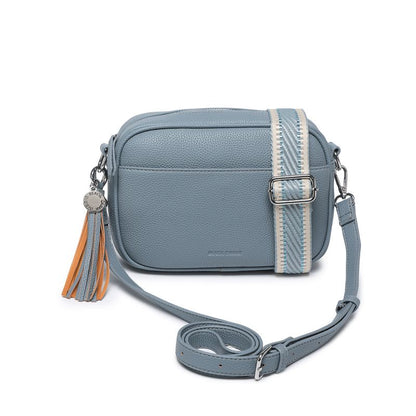 BLACK CAVIAR BAGS - INDIE CROSSBODY - OCEAN BREEZE BLUE