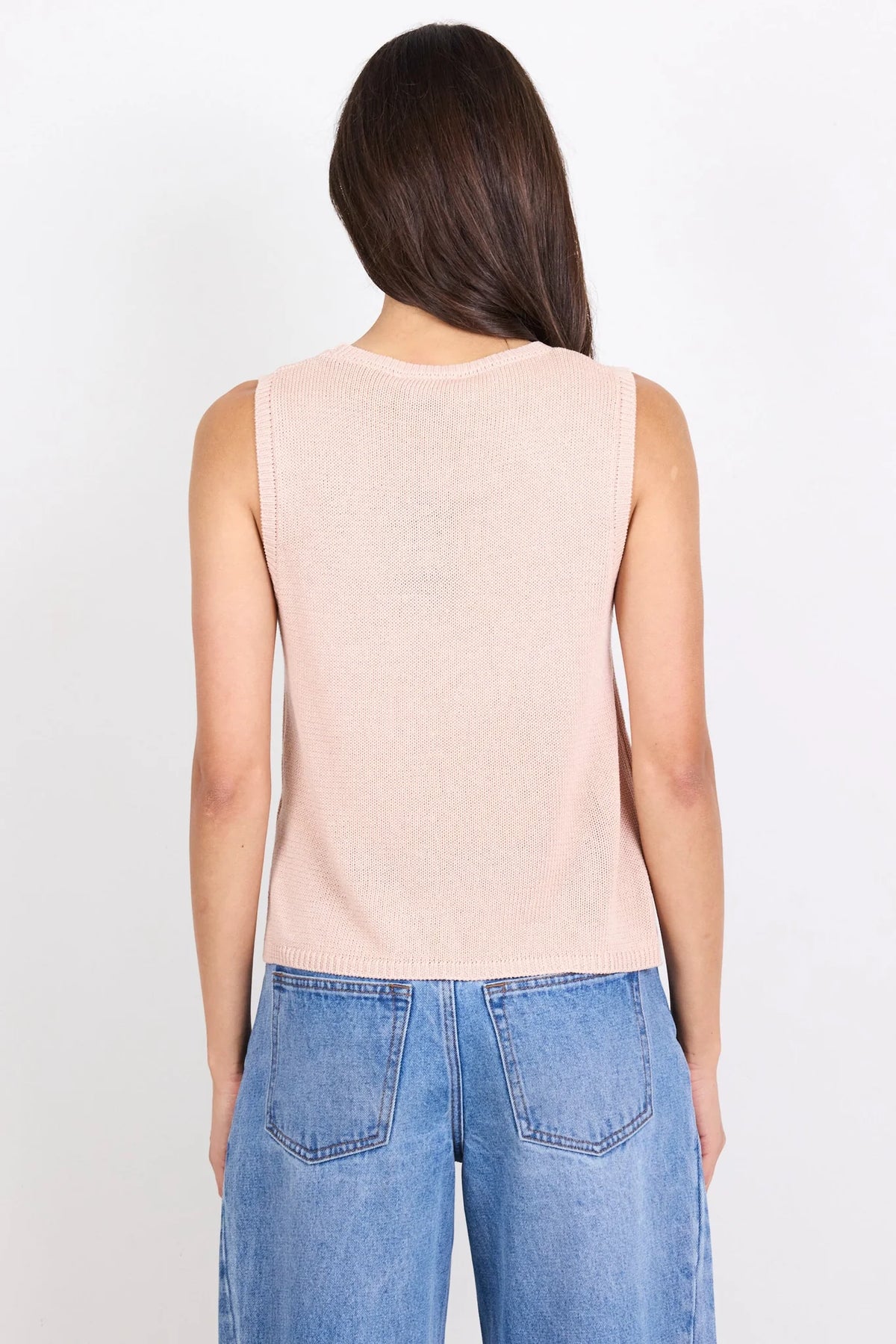 AMONG THE BRAVE - SALUTE KNIT TOP - BLUSH