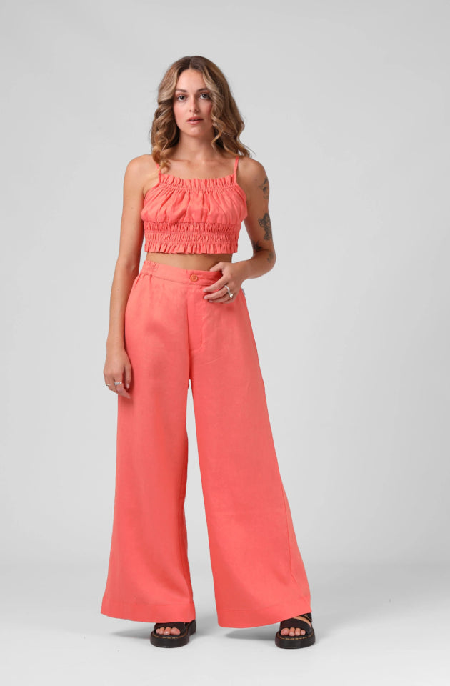 RPM CANGUU PANT - WASHED CORAL - 24SW15B2