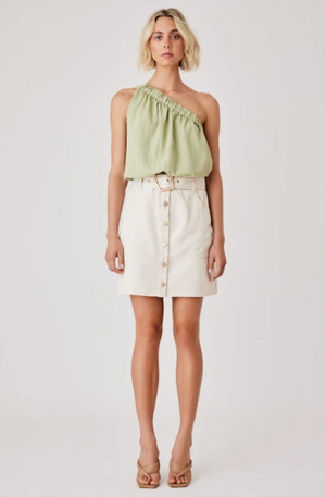 ESMAEE KOKOMO DENIM SKIRT - IVORY - 2293.5563