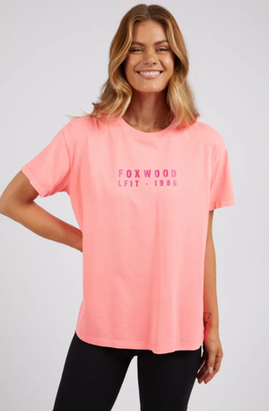 FOXWOOD AUTHENTIC TEE - NEON PINK - 5543101.NPNK