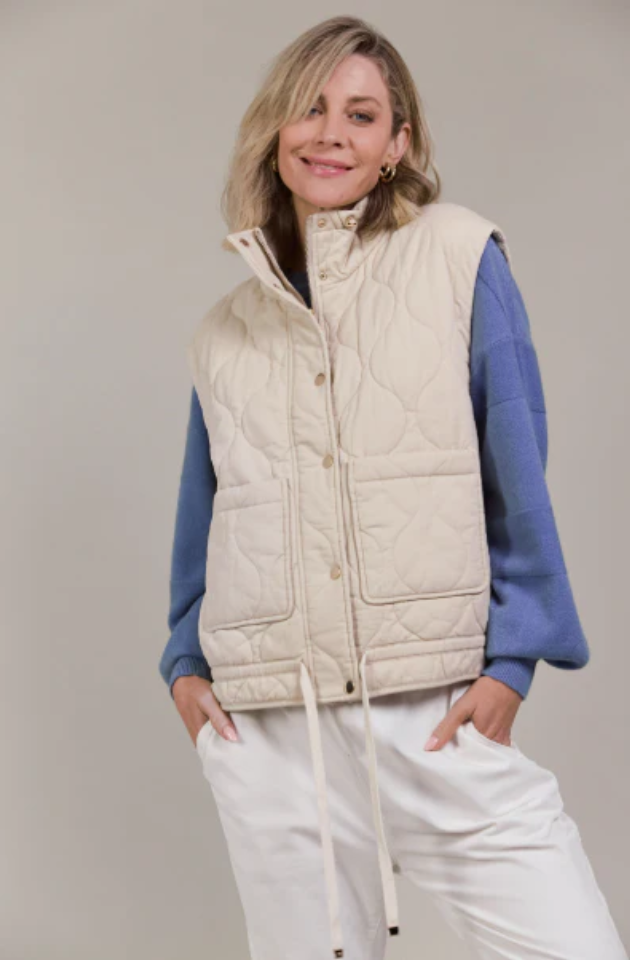 EB & IVE PEPI VEST - ECRU - 2583401