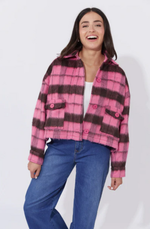 HAVEN DAYTONA CROP JACKET - PINK - 7797307