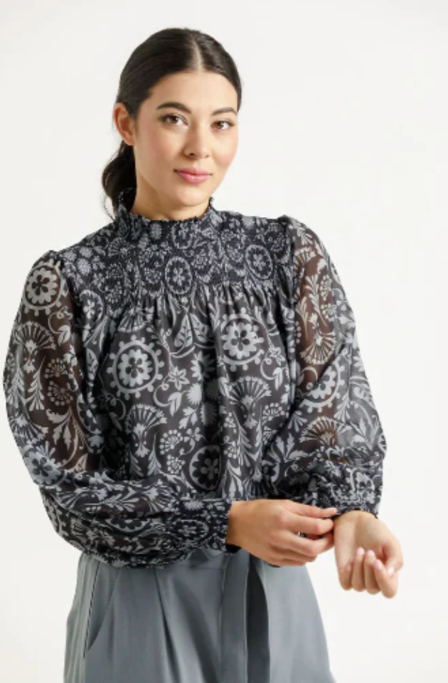 HOME-LEE CHARLOTTE TOP - DAMASK - HLX856 04
