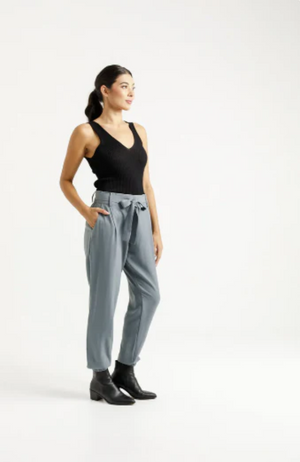 HOME-LEE BILLIE PANTS - PEWTER - HLX918 08