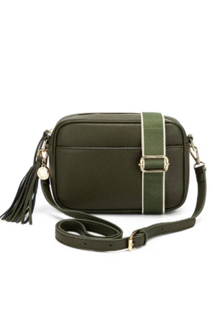 BLACK CAVIAR INDIE OLIVE CROSSBODY BAG SK-01535