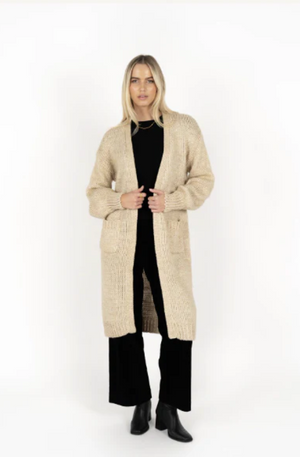 HUMIDITY LIFESTYLE ANGELICA CARDI - WHEAT - HW25207
