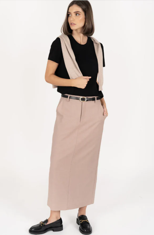 HUMIDITY LIFESTYLE COSMO SKIRT - BARK - HW25112