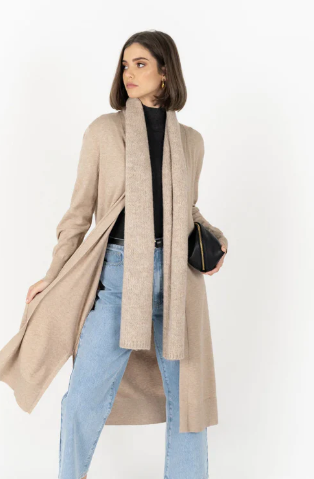 HUMIDITY LIFESTYLE JULIETTE CARDI - BIRCH - HW25605