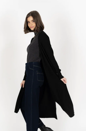 HUMIDITY LIFESTYLE JULIETTE CARDI - BLACK - HW25605