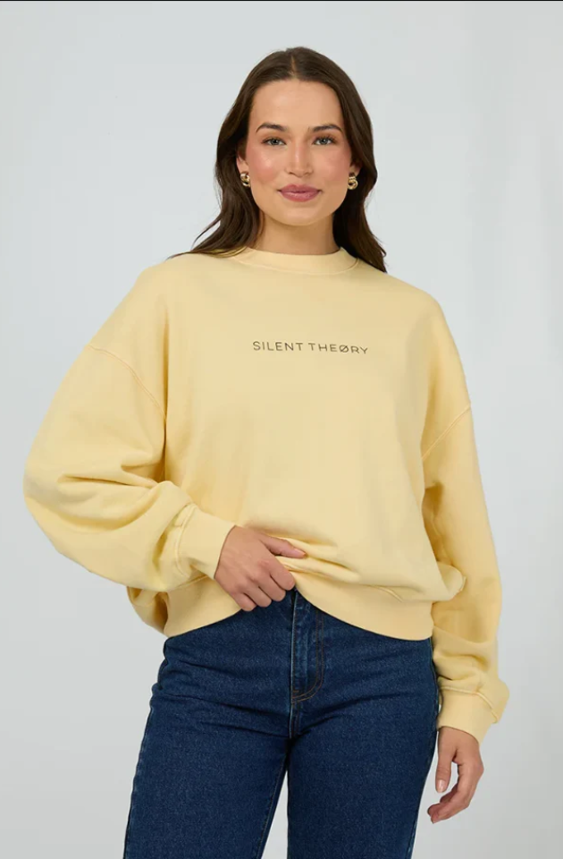 SILENT THEORY LOGO CREW - LEMON - 60X5328.LEM