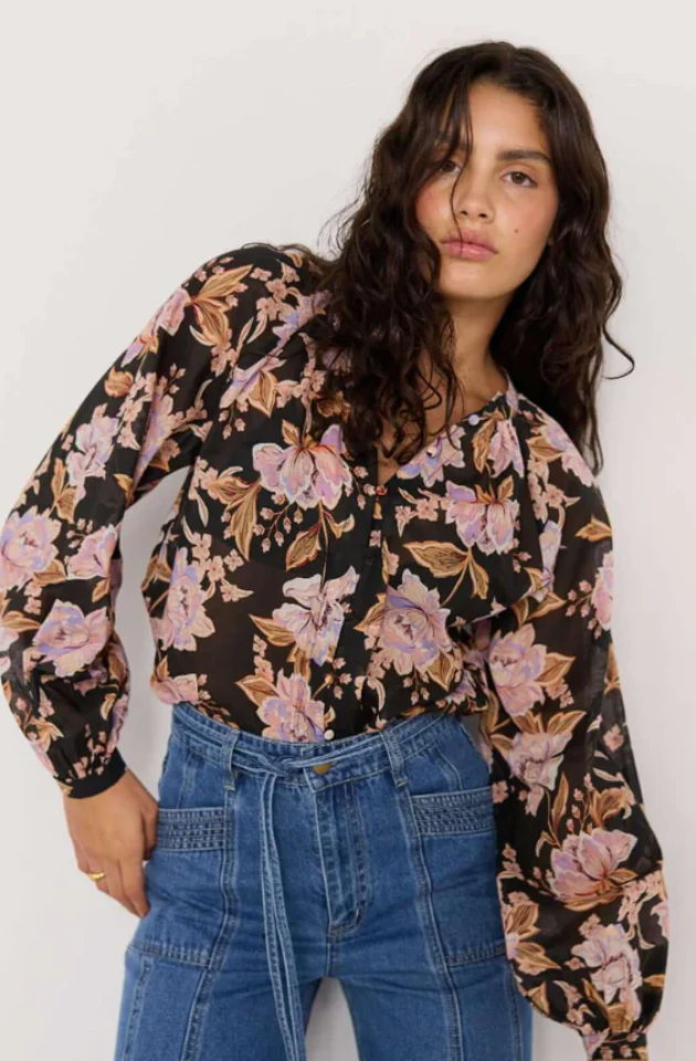 MINK PINK WILLOW BLOUSE- FLORAL - MG2503406