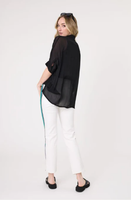 LEMON TREE DESIGN - GRETA TOP - BLACK - 210LTDSS25