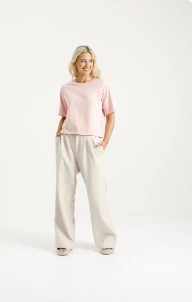HOME-LEE FINLEY PANTS - IVORY - HL467 02