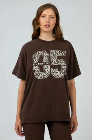 ALL ABOUT EVE NICO RELAXED TEE - BROWN - 6467827.BRWN