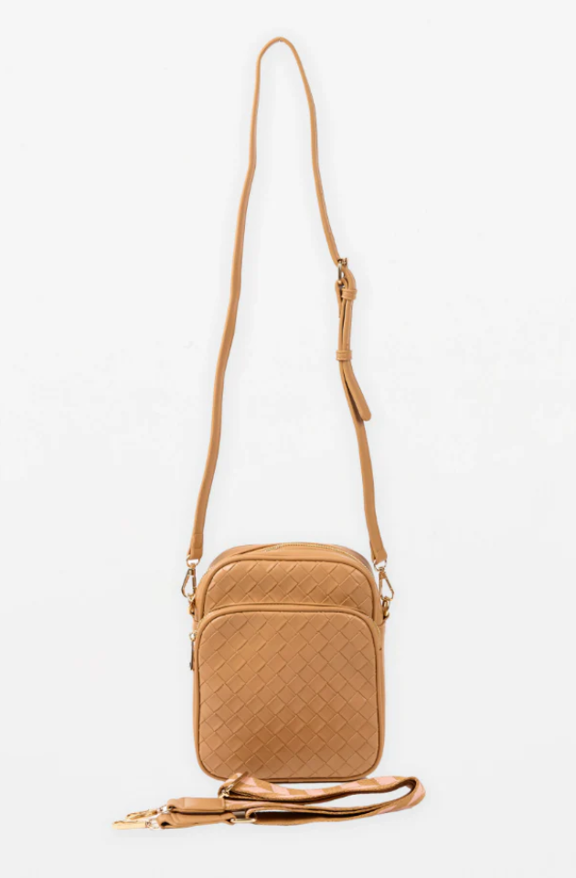 STELLA & GEMMA LIBERTY CROSS BODY BAG - CAMEL - SGBA1571