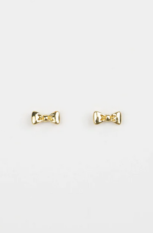 STELLA & GEMMA EARRING - GOLD BOW TIE - SGE8380