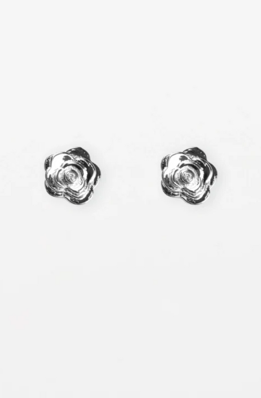 STELLA & GEMMA EARRING - SILVER PETITE FLOWER - SGE8474