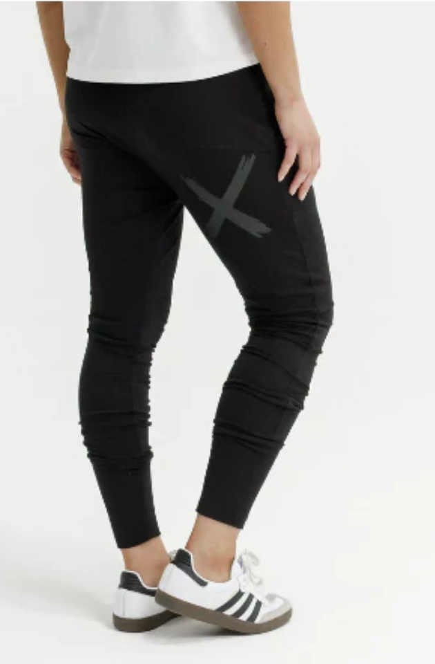 HOME-LEE APARTMENT PANTS - BLACK/MATTE BLACK X  - HL100 BMX