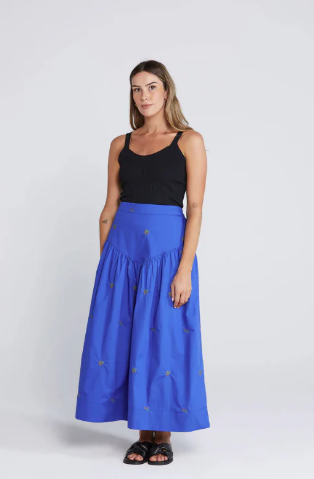 THING THING ARIA SKIRT - COBALT BLOSSOM - TTW4178 04