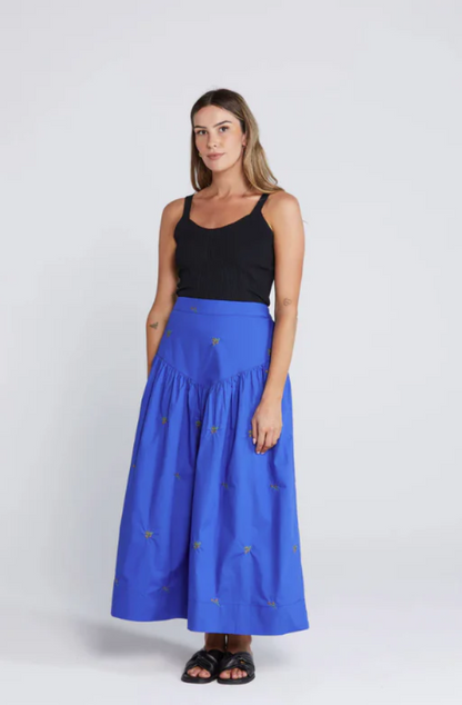 THING THING ARIA SKIRT - COBALT BLOSSOM - TTW4178 04