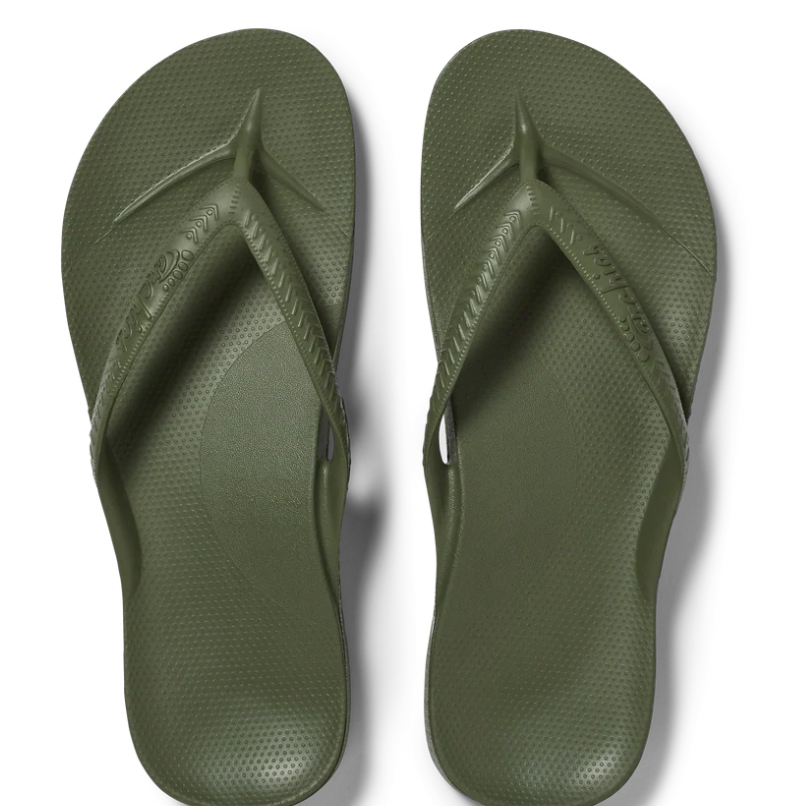 ARCHIES FOOTWEAR JANDALS - OLIVE