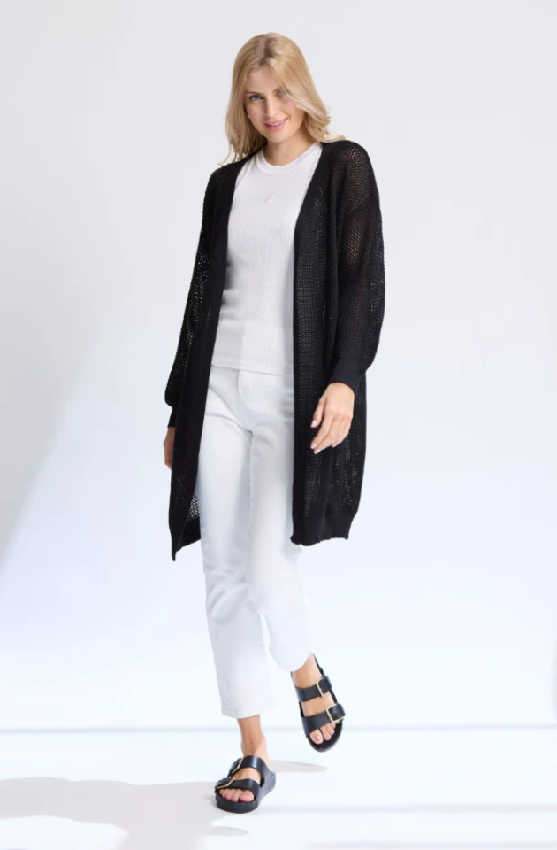 STELLA & GEMMA  ARIZONA CARDI - BLACK - ES25SS321
