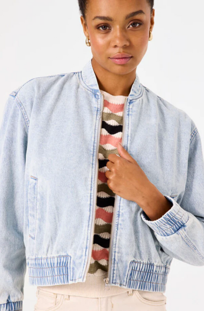 GARCIA BOMBER JACKET - BLUE - B50094-4568
