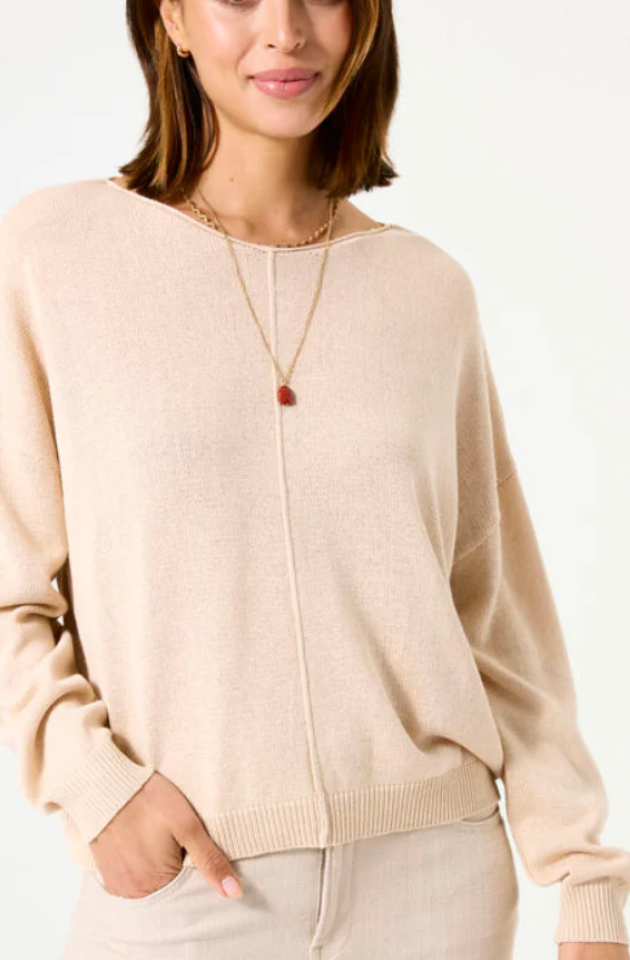 GARCIA SWEATER - ALMOND - C50246-912