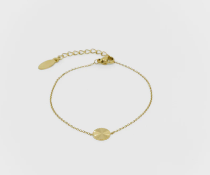 OTHER THINGS DISK BRACELET - GOLD - OT4008 DISG