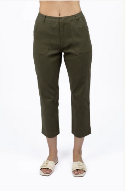 HUMIDITY LIFESTYLE RAYA PANT - MOSS - HS25235