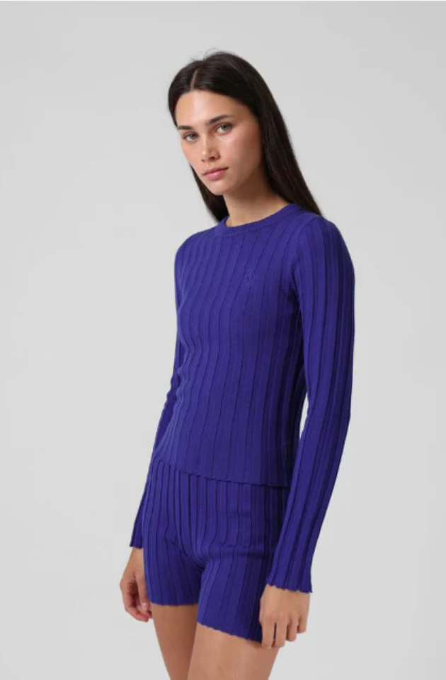 RPM MFG CLOTHING - KNITTED LONG SLEEVE - COBALT - 25P56B